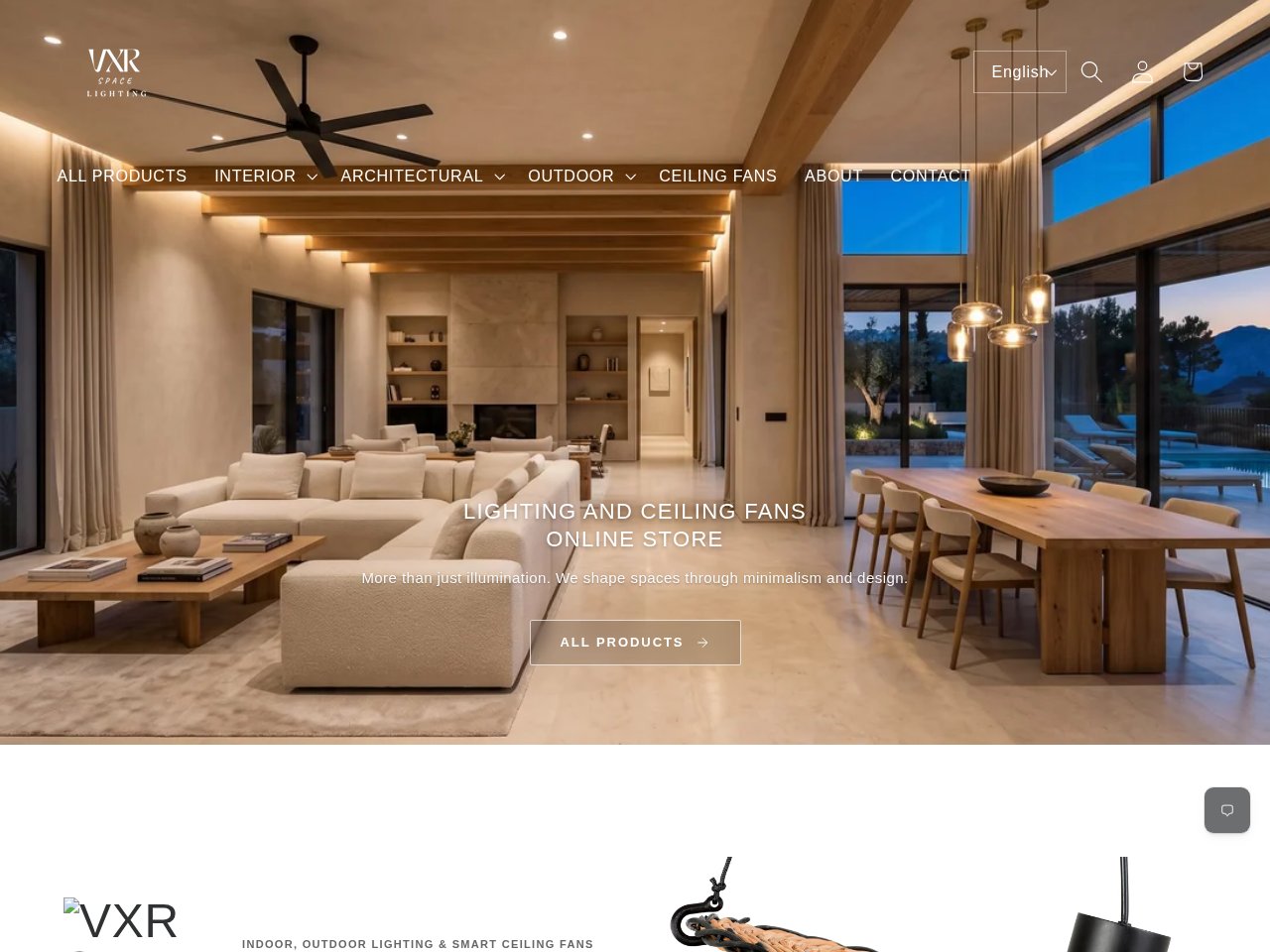 VXR Space website screenshot
